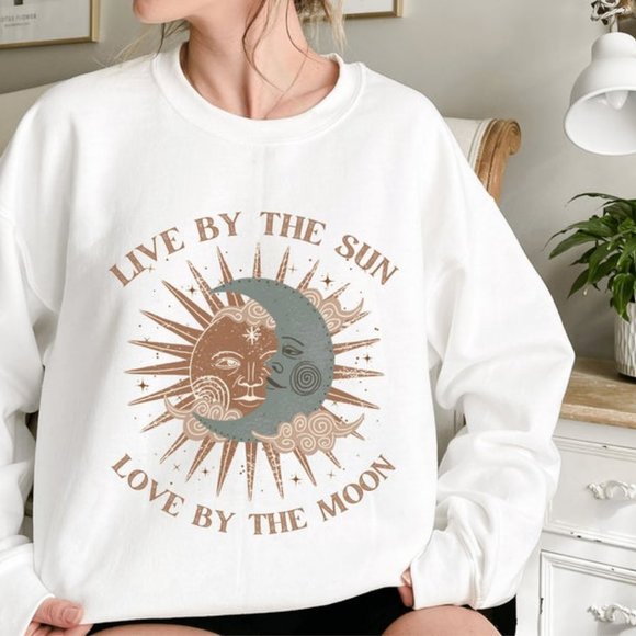 Sweaters - Sun And Moon Sweatshirt